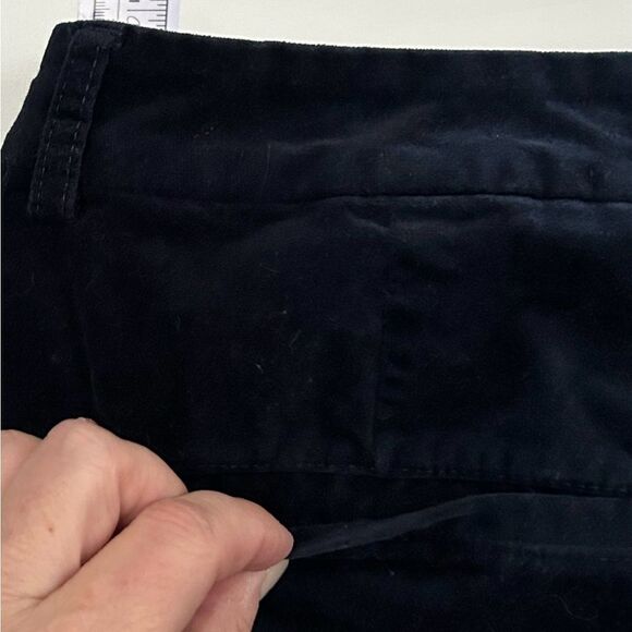 Christopher & Banks Navy Blue Velvet Style Pants Size 6 - Picture 4 of 10